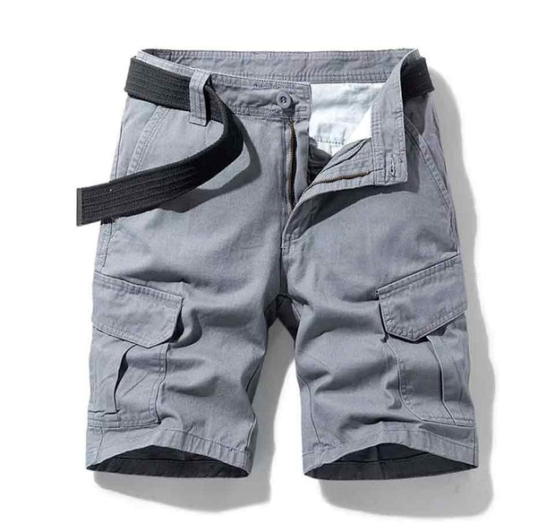 Men Cargo Shorts With Belt