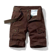 Men Cargo Shorts With Belt