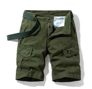 Men Cargo Shorts With Belt