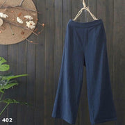 Linen Plazo Trousers - 402`